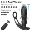 Anal plug rung thụt Massager kích thích tuyến tiền liệt cho nam giới