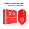 Bao cao su siêu mỏng OLO 001 đen