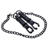 HM021 kẹp vú inox black - Đồ chơi kích thích ti cực chill