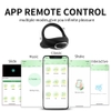 Vòng đeo dương vật có rung kết cấu ba vòng khóa sạc tích điện điều khiển qua app Điện Thoại