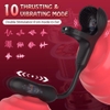 Plug rung thụt massage kết hợp vòng khóa massger bìu