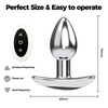 Nút hậu môn mỏ neo inox rung kích thích điều khiển từ xa