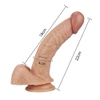 Dương vật giả cong cớn 22cm Lovetoy Real Extreme
