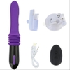 TELESCOPIC VIBRATOR DƯƠNG VẬT GIẢ RUNG THỤT ĐIỀU KHIỂN REMOTE KÈM ĐẾ HÍT