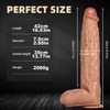 Dương vật giả Size Khủng 42cm x 7,5cm màu nâu da