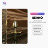 Phích cắm hậu môn inox mạ vàng sang trọng - Vàng