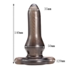 Phích cắm hậu silicone co giản màu đen