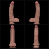 8.5'' Dual Layered Silicone Cock