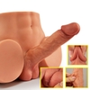 Sex Doll For Gay - Silicon nguyên khối thủ dâm có dương vật 5kg màu nâu da chân thật