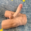 Sex Doll For Gay - Silicon nguyên khối thủ dâm có dương vật 8kg màu nâu da chân thật
