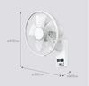 Quạt treo tường Zepeal Động cơ DC  2025