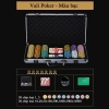 Vali Poker có 200/300/ 400/500 Chip Phỉnh Poker Ngôi Sao hàng Chính Hãng Cao Cấp