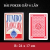 Bộ Bài Giấy, Bài Tây/Bài Poker Size To Cỡ Lớn Khổ A4 Chống Xước Cao Cấp BKL