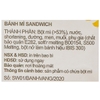 Bánh mì sandwich lạt Le Pain Dore gói 100g (4 lát)