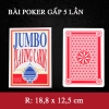 Bộ Bài Giấy, Bài Tây/Bài Poker Size To Cỡ Lớn Khổ A4 Chống Xước Cao Cấp BKL