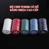 Bộ Poker Loại 100 chip có số (phỉnh poker) cao cấp in hình sắc nét BCN