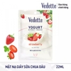 Mặt nạ giấy sữa chua dâu tây Vedette 22ml