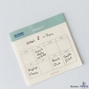 Tập note Crabit Notepad  - Weekly