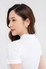 Áo Polo nữ café cổ trơn