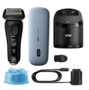 Máy Cạo Râu Braun Series 9 Sport + Cao Cấp - Kèm Trạm Sạc Tự Động & Hộp Sạc Dự Phòng PowerCase - Hàng Chính Hãng