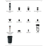 Tông đơ cắt tóc, cạo râu, tỉa lông mũi đa năng Braun 10 in 1