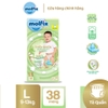 Bỉm quần Molfix thành phần sợi tre, bông organic cộng miếng- Size XL - Gói 34 miếng