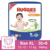 Tã quần Huggies Skincare size XL 32 + 6 miếng (12 - 17 kg)