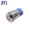 Nút nhấn kim loại 16mm có đèn Power Xanh lá (Nhấn Giữ)