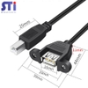 Dây nối dài USB TO USB B 25cm có ốc bắt vỏ máy