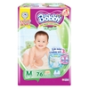 Bỉm - Tã dán Bobby size M 76 miếng (6-11kg) - (giao bao bì ngẫu nhiên)