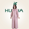 Pháp Phục Trung Niên LT30, Silk Óng Cao Cấp – Lụa In Hoa Sang Trọng Dáng Suông Quà Tặng Mẹ | HUY HÀ
