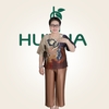 (Mẫu HA40) - Đồ trung niên nữ HUY HÀ, chất vải lụa tơ tằm, áo cổ tròn quần 9 tấc
