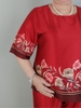 (Mã E6) Đồ bộ trung niên HUY HÀ , chất vải lụa tơ tằm , áo cổ tròn