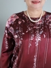 (Mẫu TK16) - Đồ trung niên nữ HUY HÀ, vải lụa tô châu, áo vạt xéo phom dài , quần ống rộng