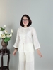 Pháp Phục Trung Niên LT30, Silk Óng Cao Cấp – Lụa In Hoa Sang Trọng Dáng Suông Quà Tặng Mẹ | HUY HÀ