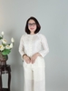 Pháp Phục Trung Niên LT30, Silk Óng Cao Cấp – Lụa In Hoa Sang Trọng Dáng Suông Quà Tặng Mẹ | HUY HÀ