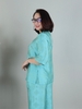 Đồ Bộ Trung Niên LT32, Silk Óng Cao Cấp – Hoạ tiết Hoa Đính Ngọc Sang Trọng Cho Mẹ | HUY HÀ