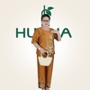 (Mã E236) - Đồ bộ trung niên nữ HUY HÀ , chất vải lụa tơ tằm , áo cổ tròn quần 9 tấc