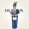 (Mẫu HA40) - Đồ trung niên nữ HUY HÀ, chất vải lụa tơ tằm, áo cổ tròn quần 9 tấc