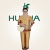 (Mã E6) Đồ bộ trung niên HUY HÀ , chất vải lụa tơ tằm , áo cổ tròn