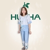(Mẫu T34 ) Đồ bộ trung niên Huy Hà : cổ tròn , tay lỡ , quần 9 tất , chất vải tơ tằm