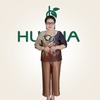 (Mẫu HA40) - Đồ trung niên nữ HUY HÀ, chất vải lụa tơ tằm, áo cổ tròn quần 9 tấc