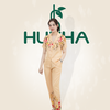 (Mã B48) Đồ bộ trung niên Huy Hà , đồ vải lụa latin , kiểu dáng bijama tay ngắn
