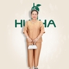 (Mẫu E222) Đồ bộ trung niên nữ HUY HÀ  , chất vải lụa tơ tằm , áo cổ tròn quần 9 tấc