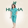 (Mẫu B18) Pijama thương hiệu HUY HÀ , chất vải lụa tơ tằm