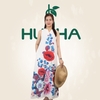 (Mẫu DD10) -Đấm Thiết kế trung niên HUY HÀ - Lụa Mango in