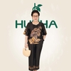(Mã E178) Đồ bộ trung niên nữ  cho mẹ mặc nhà , chất vải lụa tơ tằm mềm mịn ,áo ngắn tay