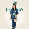 (Mã E190) Đồ bộ trung niên nữ , chất vải lụa tơ tằm mềm mịn , áo cổ tim , quần 9 tấc