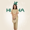 (Mã E256) - Đồ trung niên nữ HUY HÀ, chất vải lụa tơ tằm, áo cổ tròn quần 9 tấc