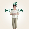 (Mẫu HA12) - Đồ bộ trung niên HUY HÀ - Lụa tơ tầm